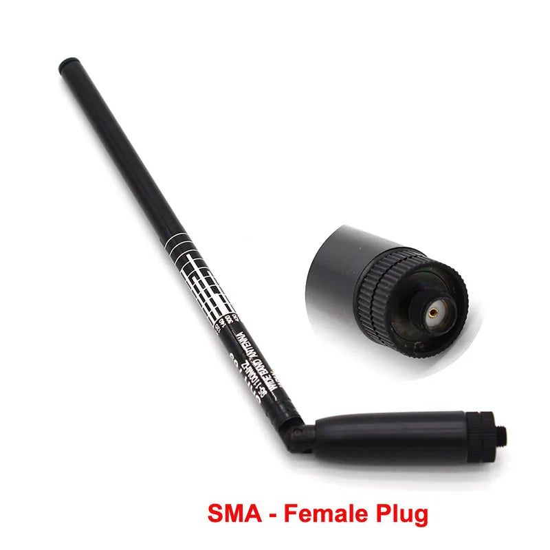 1PCS SRH789 SMA Male/SMA Female/BNC Foldable Wide Band 95-1100MHz Telescopic Antenna For Baofeng Kenwood TYT Yaesu Walkie Talkie