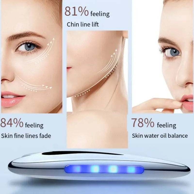 New Skin Scraping Facial Massage Lifting Skincare Tools Tighten Anti Wrinkle Double Chin Remove Neck Care Electric Face Massager