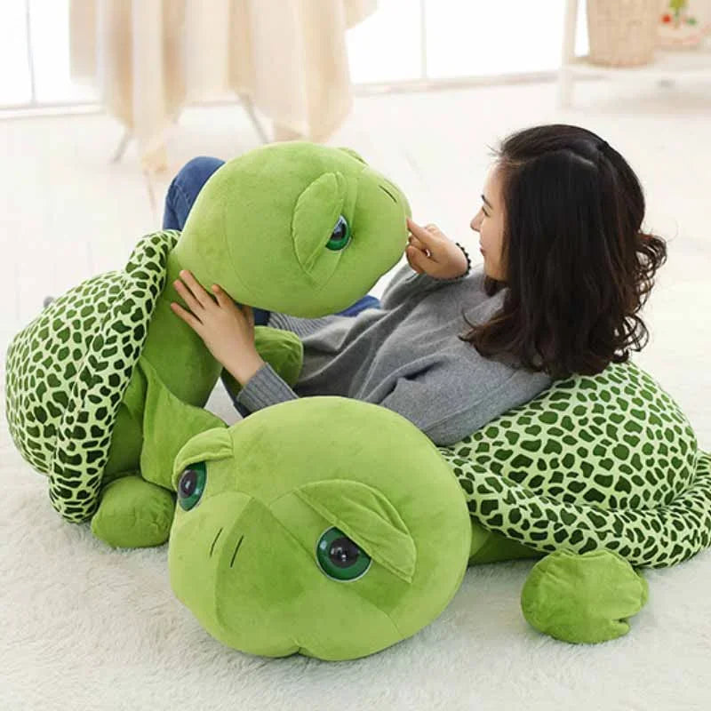 Stuffed Pillow Plush Turtles Toys Cartoon Big Eyes Tortoise Toys Aniamls Dolls Lovely Soft Plush Toys Dolls for Kids