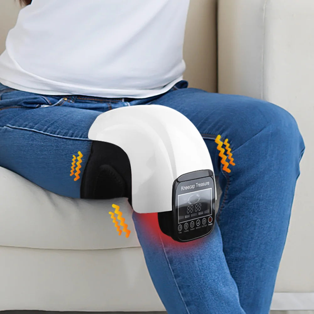 Orthopedic Knee Compression Massager Electric Infrared Heating Brace Air Pressure Vibrator Fisioterapia Arthritis Physiotherapy