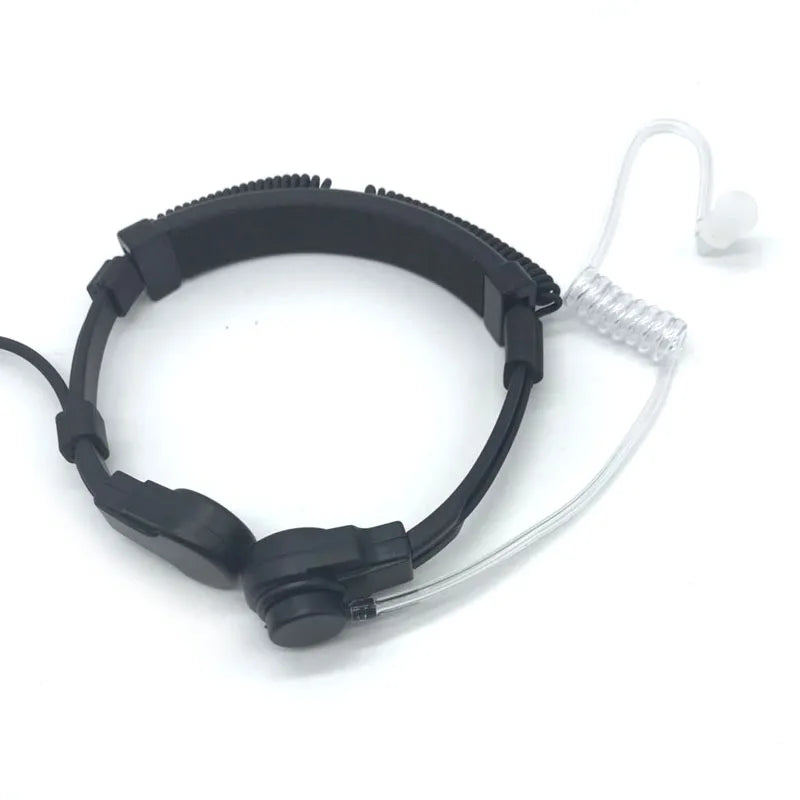 Acoustic Extensible Air Tube Throat Vibration PTT Mic Headset for BaoFeng A-58 A58 UV9R UV-9R Plus GT-3WP UV-5S Walkie Talkie