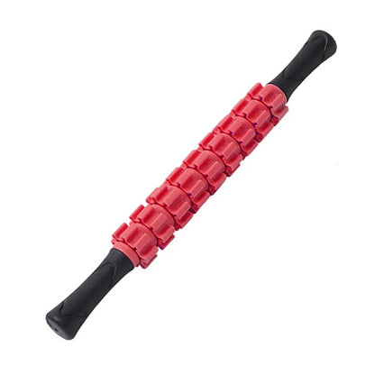 1pc BXA 6/9-Wheel Full Body Muscle Massager Roller Stick Acupressure Trigger Point Recovery Tool Deep Relax Gear Massage Stick