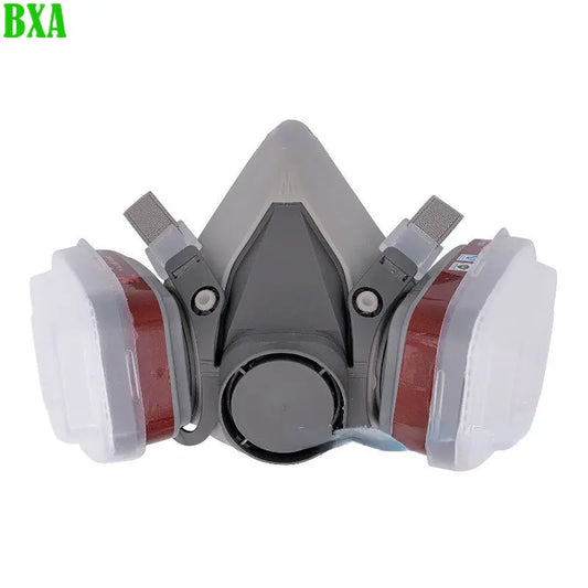 BXA Toxic Steam Filter Respirator Protective Industrial Reusable 6200 Gas Mask for Painting Anti Spraying Organic Vapor Chemical