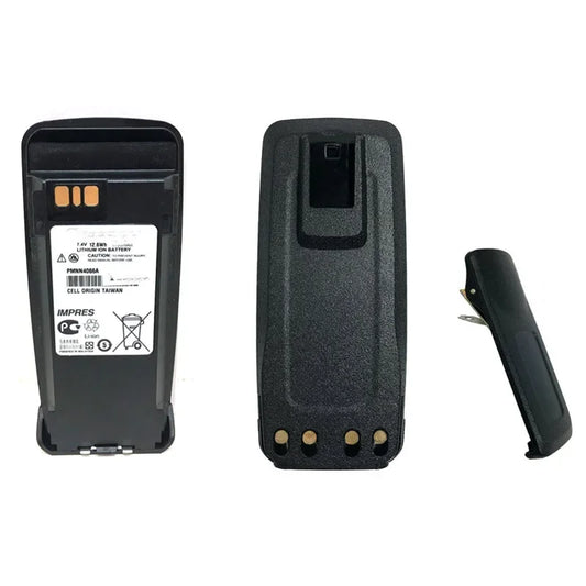 PMNN4066A 1800mAh Battery w/Belt Clip For Motorola P8268 DP3600 DGP5050 DEP550 DEP570 DGP4150 DGP6150 DP3400 Radio fit PMNN4077A