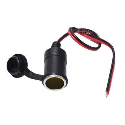 12V Car Charger Socket with Dust Cover - 10A Connection Cable - 100W High Power Busbar