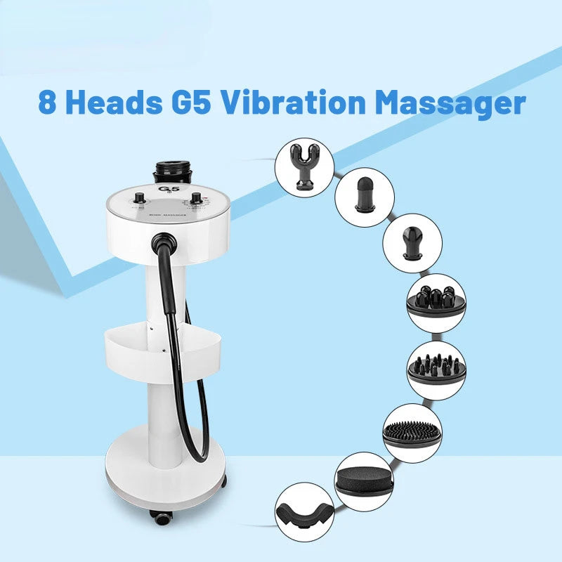 New G5 Body Slimming Machine with 8 Heads Vibrating High Frequency Waist Fat Cellulite Removal Vibration Beauty Salon Device