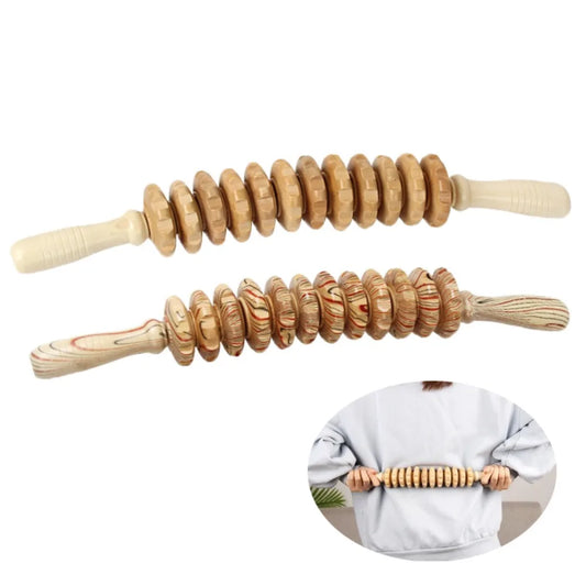 Wood Therapy Roller Massage Tools, Lymphatic Drainage, Colombian Chorea Martensis, Cellulite Trigger Point Manual Muscle Release