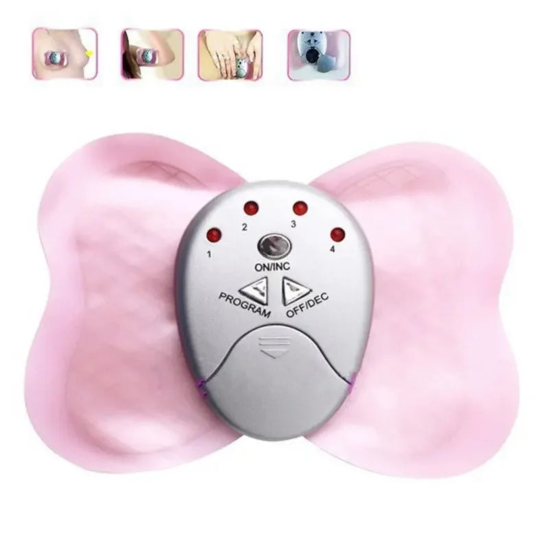 New Butterfly Muscle Massager Weight Los Electronic Muscle Stimulation Digital Full Body Therapy Vibrator Muscle Relax Massage