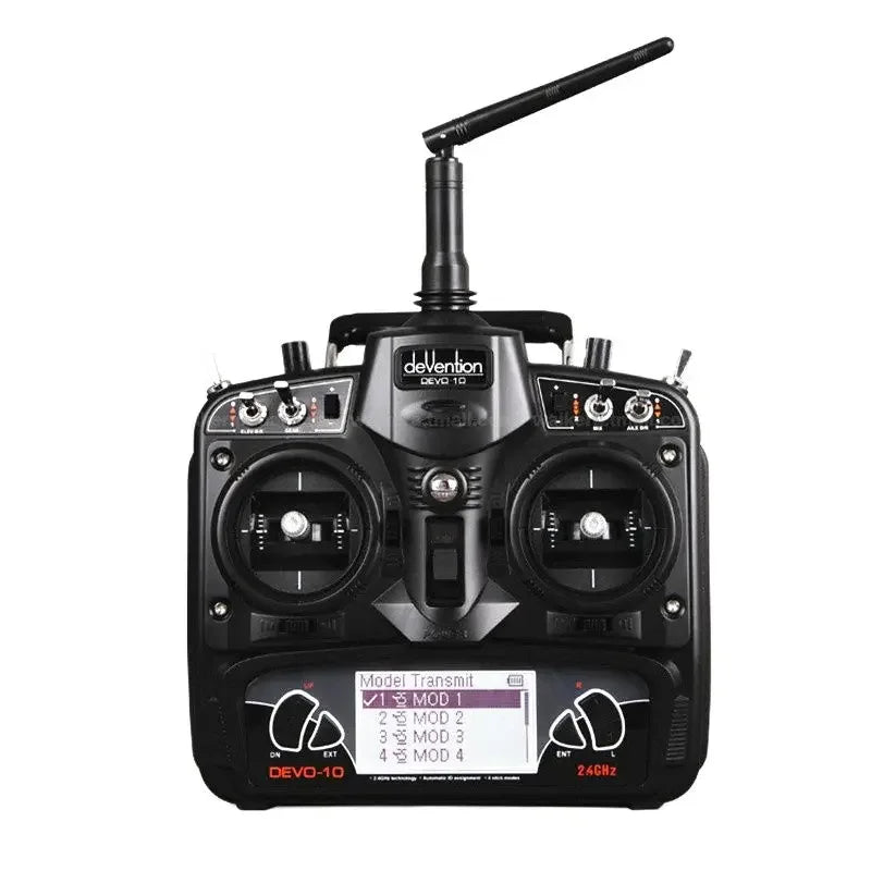 Walkera DEVO 10 2.4G Transmitter Telemetry Radio Remote Controller W RX701 Receiver for RC Airplane Helicopter