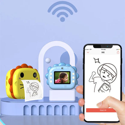 WIFI Kid Instant High-definition Print Camera Mini Thermal Printing Camera Toy Child Video Toys for Boys Girls Birthday Gift