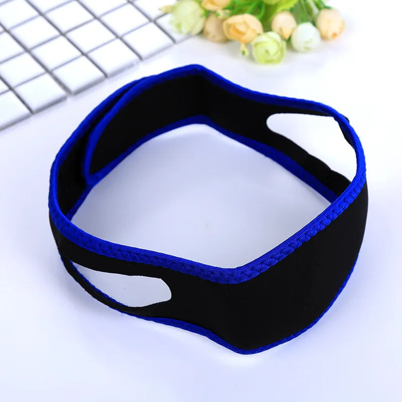 BXA Anti Snoring Belt Triangular Chin Strap Mouth Guard Gifts for Women Men Better Breath Health Snore Stopper Bandage Sleep Aid