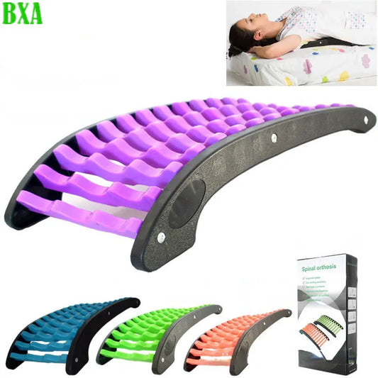 New Back Massager Tools Stretcher Equipment Massage Magic Fitness Lumbar Support Relaxation Spine Muscle Relax Bone Care Tool