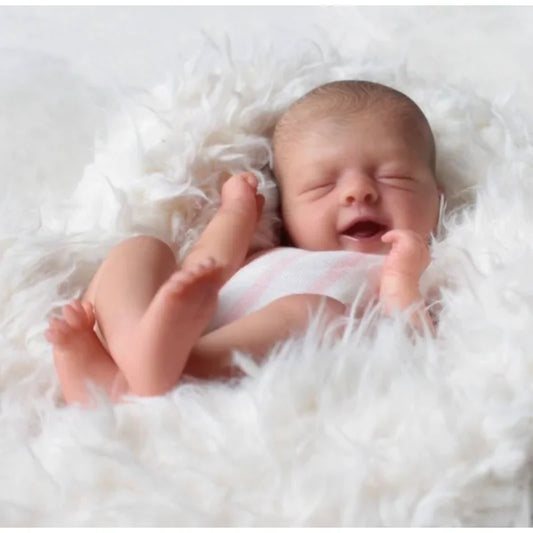 28CM Reborn Kits Doll 11 Inches Realistic DIY Unfinished Vinyl Silicone Dolls Parts Reborn Baby Reborn Dolls