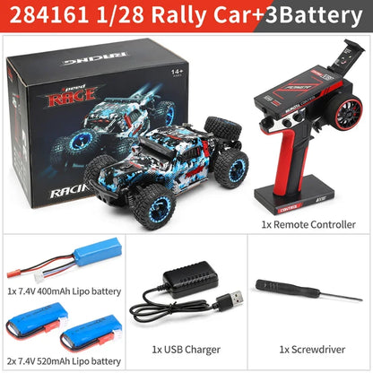 Wltoys RC 284131 1/28 2.4G 4WD Short Course Drift RC Car Vehicle Models with Light 30km High-speed Kids Children Toys Pk K989