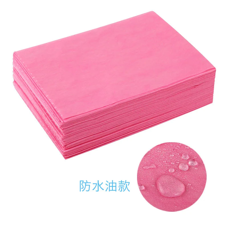 10pcs Disposable Bed Sheets Massage Table Sheets SPA Bed Sheets Non Woven Lash Bed Cover for Tattoo Hotels Beauty Salon 180*80cm