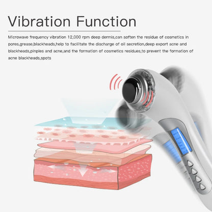 Facial Massager Skin Renewal System Skin Beauty Care Tool Ultrasonic High Frequency Ion Led Photon Personal Handheld 5 in 1