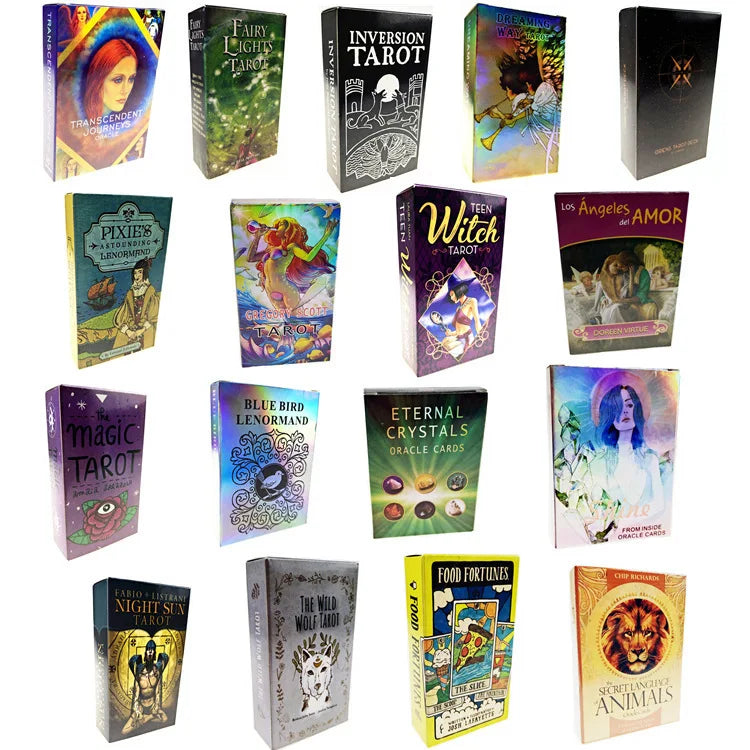 Spainish English Tarot Deck Montaro Game Cards