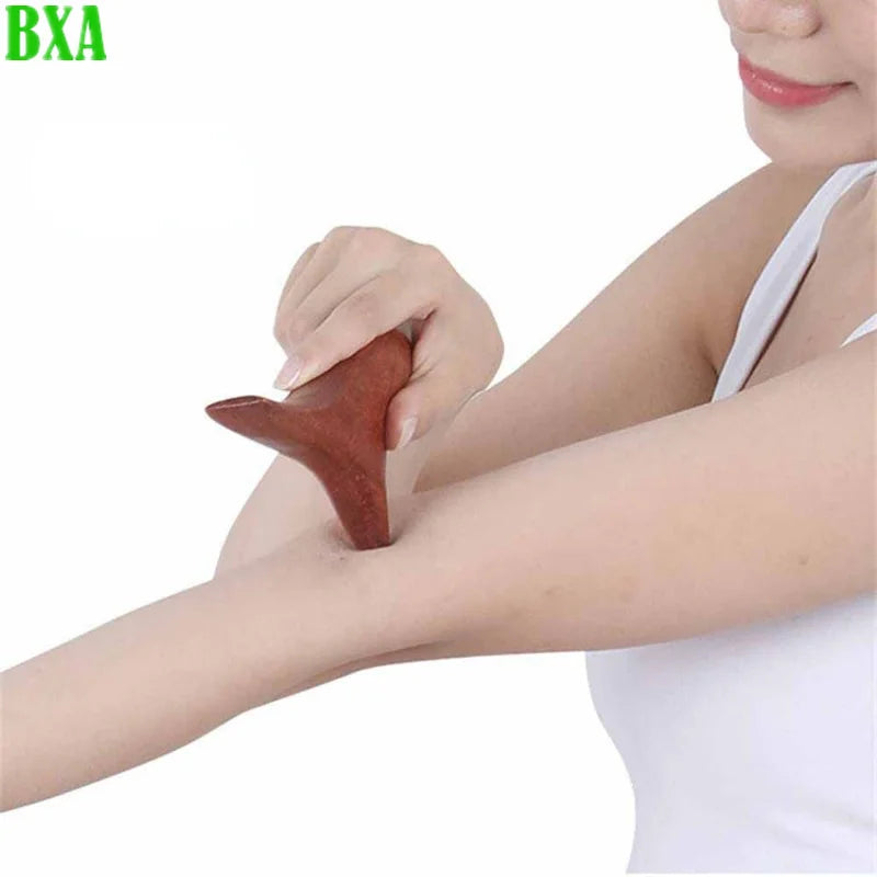 Professional Lymphatic Drainage Tools Wood Therapy Massage Tools Rosewood Trigger Point Massage Gua Sha Tools for Leg Hand Face