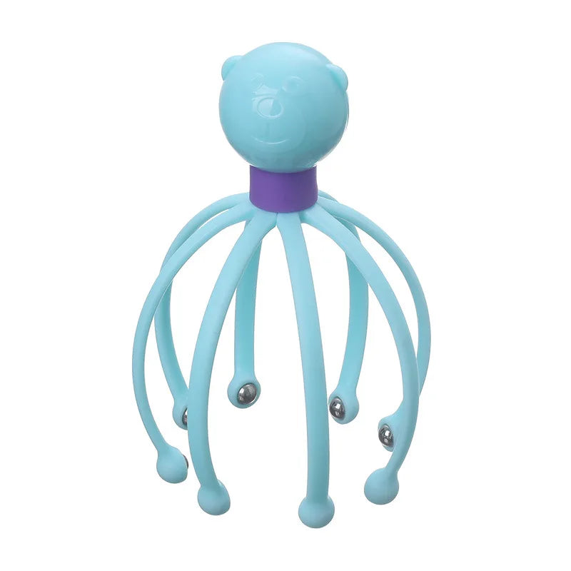 1PCS Multiclaw Steel Ball Scalp Massager Head Scratching Head Massage Octopus Claws Head Massager for Relax & Stress Relief