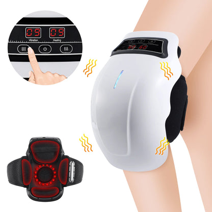 NEW Soft Smart Hot Compress Knee Relaxation Massager Kneecap Infrared Therapy Elbow and Shoulder Massager for Joint Muscle Relax