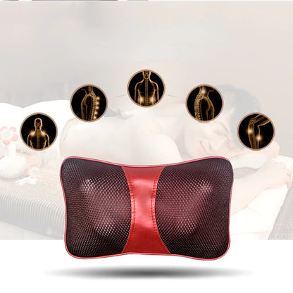 Electric Heading Massager Pillow 3 speed Head Relax Electric Shoulder Back Shiatsu Neck Massager Multifunctional for Car Home