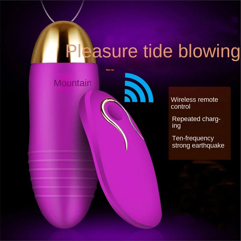 USB Rechargeable 10-Speeds Wireless Remote Control Jumping Egg Women Vibrator Strong Shock Couple Flirting Masturbator Sex Toys