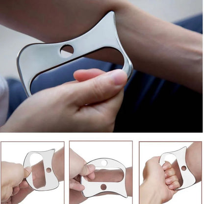 304 Stainless Steel Scraping Plate Muscle Graston Massager Chiropractor Gua Sha Fascia Physiotherapy Deep Soft Tissue Therapy