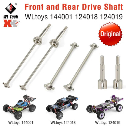 WLtoys 144001 Metal Front Rear Axle Cup Drive Cardan Shaft Suitable for WLtoys 144001 1/14 124018 124019 1/12 RC Car Parts