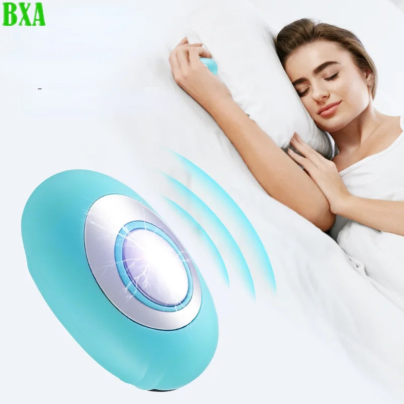 Blue New Sleep Aid Hand-held Micro-current Intelligent Relieve Anxiety Depression Fast Sleep Instrument Sleeper Therapy Insomnia