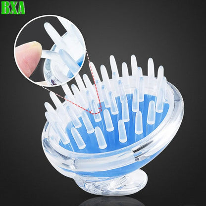 Silicone Brush Shampooer Stop Itch Washing Hair Brush Head Health Massage Comb Washing Hair Artifact Bath Comb for Adult Baby