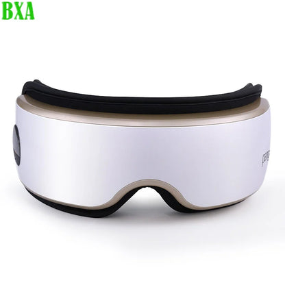 PG-2404G6 Smart Vibration Eye Massager Eye Mask Instrumen Heating Relieves Fatigue And Dark Circles Improve Sleep - White