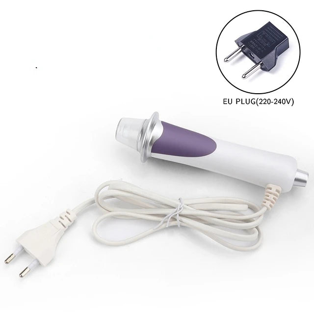 Purple EMS Facial Oxygen Injection Machine Micro Current Blushing Light Warm Heat Remove Wrinkle Anti-aging Beauty Instrument