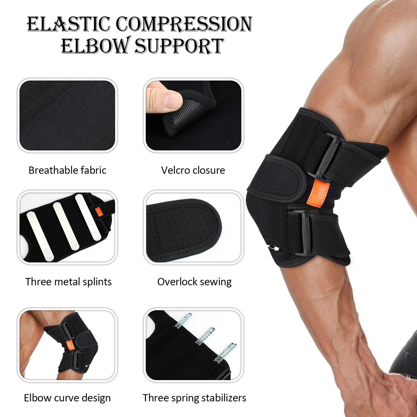 NEW Elbow Support Bracket Support Strap Upper Arm Splint Support Healthy Elbow Guard Fixed Joint Arthritis Fracture Stabilizer