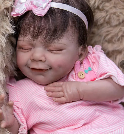 19inch 48cm Reborn Baby Doll Soft Silicone Vinyl Reborn Toddler Finished Dolls Cute Lifelike Real Reborn Dolls Toys Gift