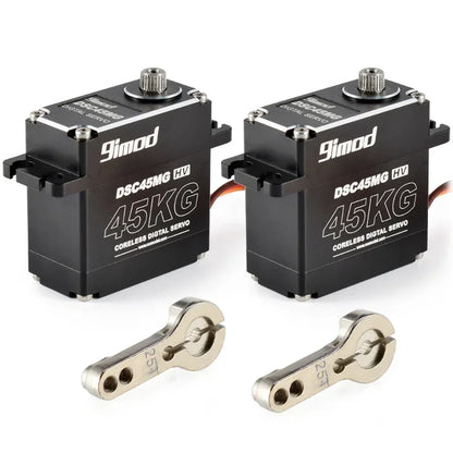 9imod Waterproof Servo DSC45MG 45KG 180 Degree Aluminum Case Digital Metal Gear HV Coreless Servo for RC Car Truck