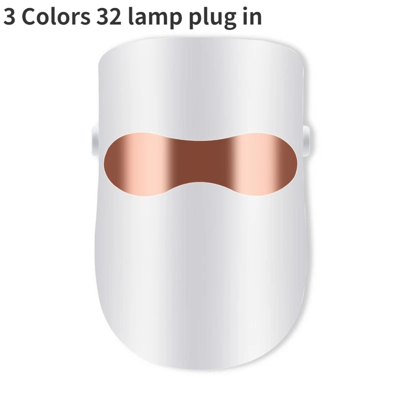 LED Light Therapy Facial Mask 7-3 Colors Lamp Photon Anti-Aging Anti Wrinkle Rejuvenation Wireless Face Mask Skin Care Beauty