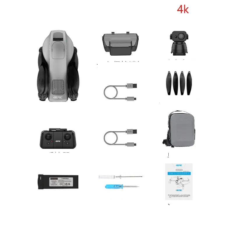 4K HD 3 Axis Gimbal Eis F13 Profesional Drones Anti Shake Camera With GPS Repeater Brushless Motor Quadcopter RC Helicopter Toys