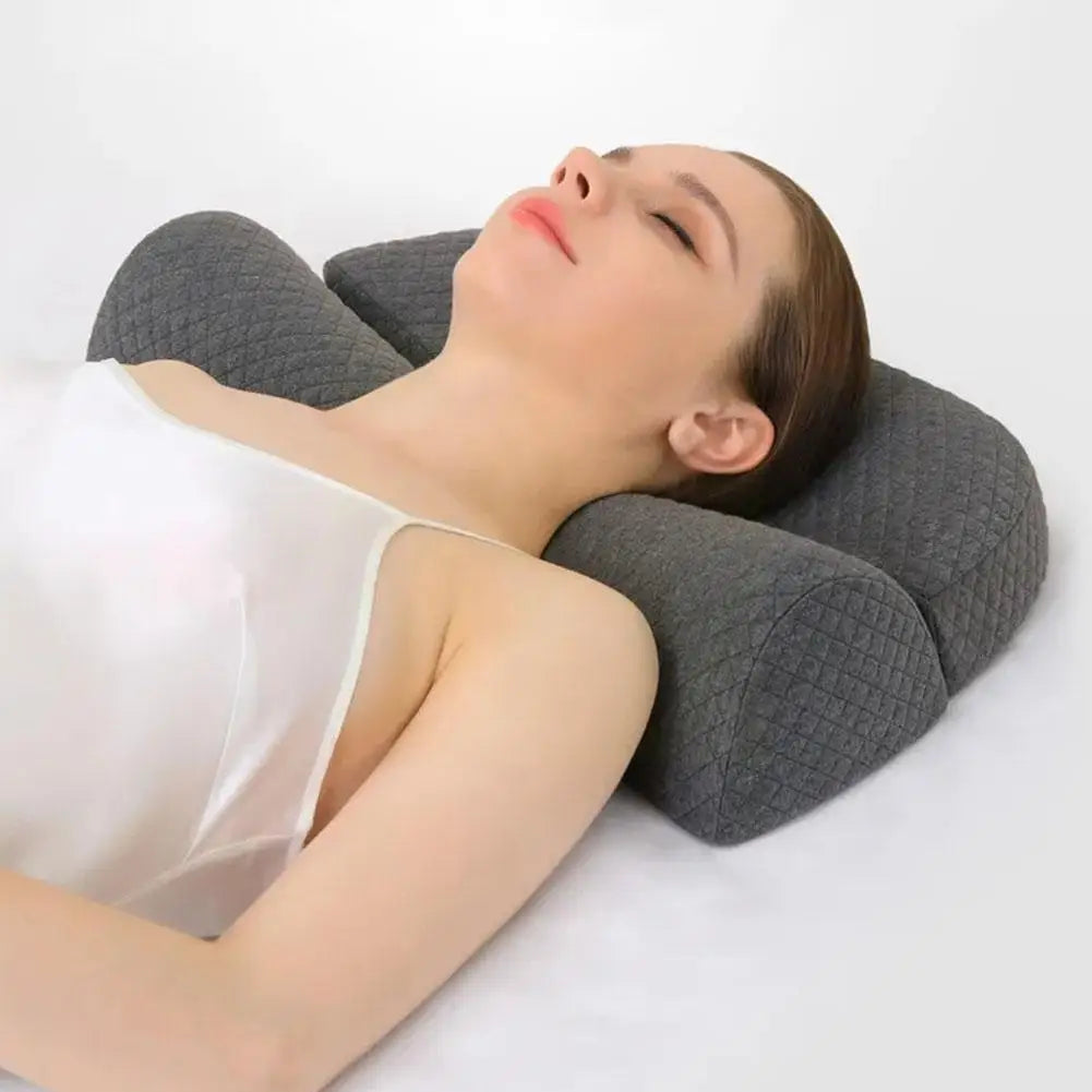 Memory Foam Massage Pillow Ergonomic Orthopedic Pillow Slow Rebound For Neck Support Lengthening Orthopedic Pad Multifunction