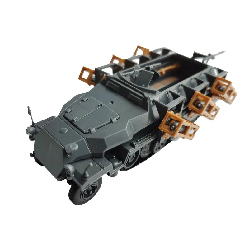 4D 1/72 Assembly Model World War II Stuka Zu Fuss Rocket Launched Armored Vehicle Plastic Car Collection Model Sandpan Game Toys