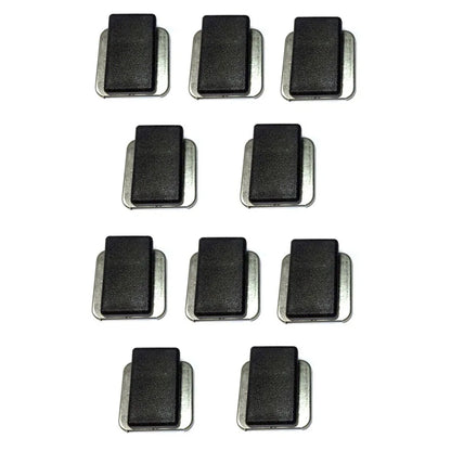 10x Replacement PTT Mic Belt Clip Handheld Speaker Microphone Clip For Motorola PMMN4013A 4021 4022 4013 4051 4025 Two Way Radio