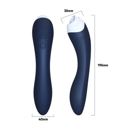 1PCS Powerful G-Spot 9-Frequency Rechargeable Tongue Massager Clitoris Stimulator Vibrator Masturbator Sex Toys for Women