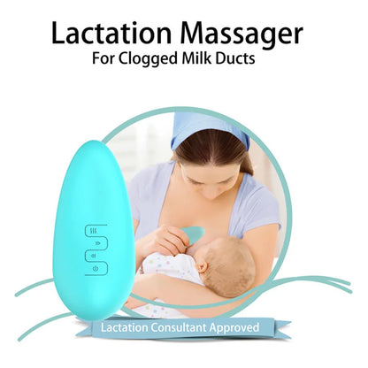 Breast Massager Female Postpartum Lactation Milk Swelling Lump Booster Breastfeeding Dredging Hot Compress To Improve Milk Flow