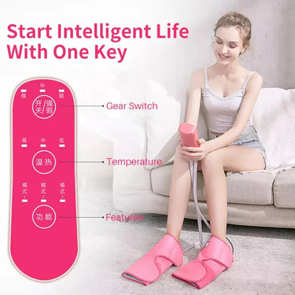 Leg Massager Leg Air Compression Heat Massager Home Electric Elderly Compression Foot Massager Muscle Relax Leg Slimming Tool