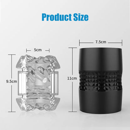 Suck Hand-pulled Extractor Penis Masturbation Cup for Men Manual Operation Eroticism Sex Toy Silicone Automatic Trainer for Men