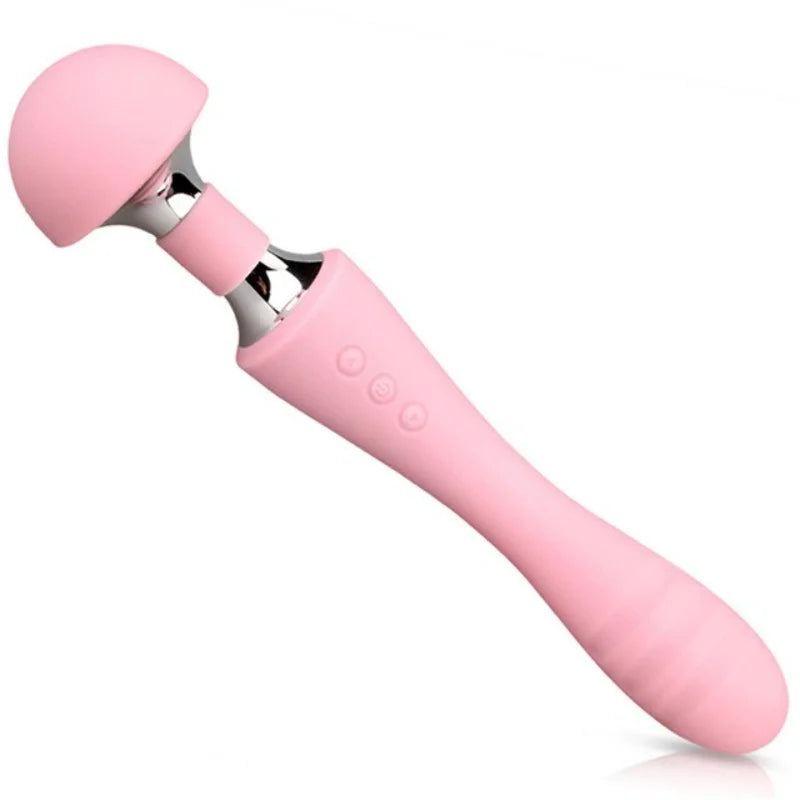 1PCS Powerful 10-Speed Waterproof Vibrator with Header USB Rechargeable Dual Motor Clitoris G-spot Vibrator Sex Toys For Women