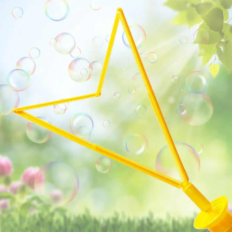 46cm Big Bubble for Kids Wand Western Bubble Wand Colorful Bubbles Making Toy  Playing In The Water Summer Toys for Kids Outdoor