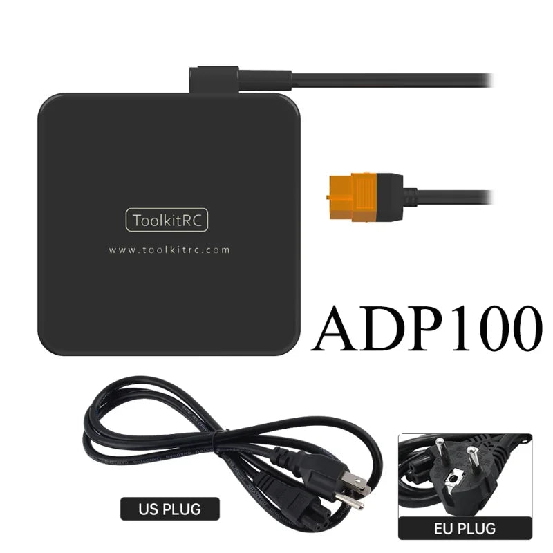 ADP100 20V 100W  Power Supply with XT60 Output Adapter Fit ISDT Q6 Q8 GT Power Hota HTRC SkyRC Charger RC Drone