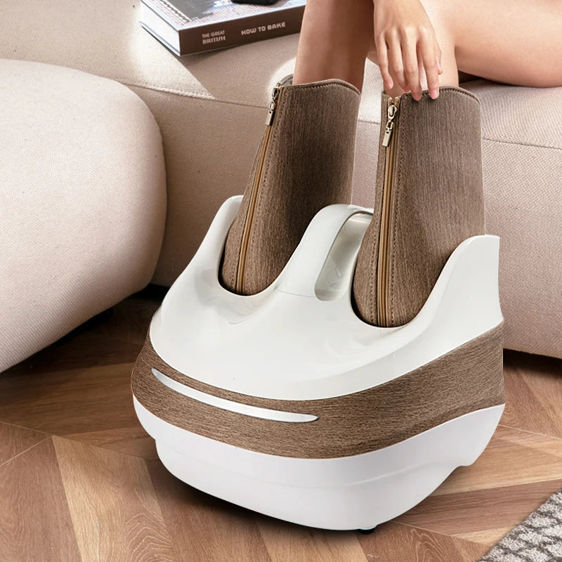 Foot Massager Pneumatic Roller Massage with Heating Machine Slim and Beautiful Leg Shape Relieves Fatigue and Swelling