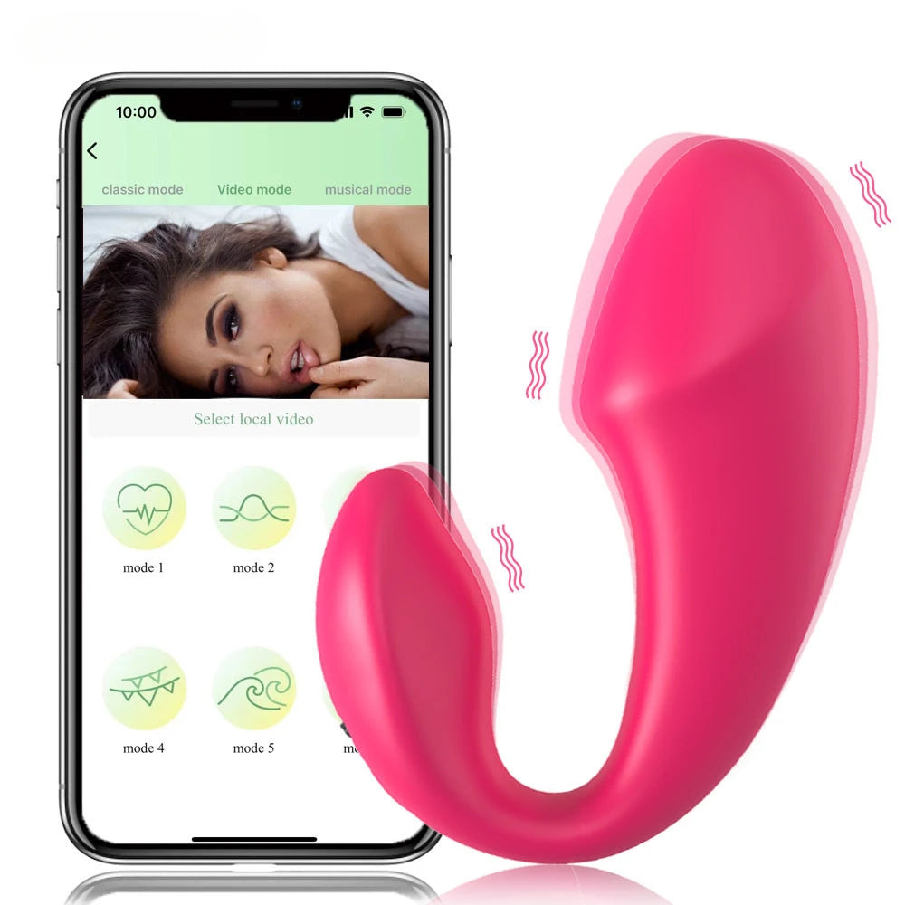 Wireless Remote Control Vibrators Wear Vibrating Love Egg Toy for Couple Sex Toys APP Vibrator Bluetooth Dildo Female for Women