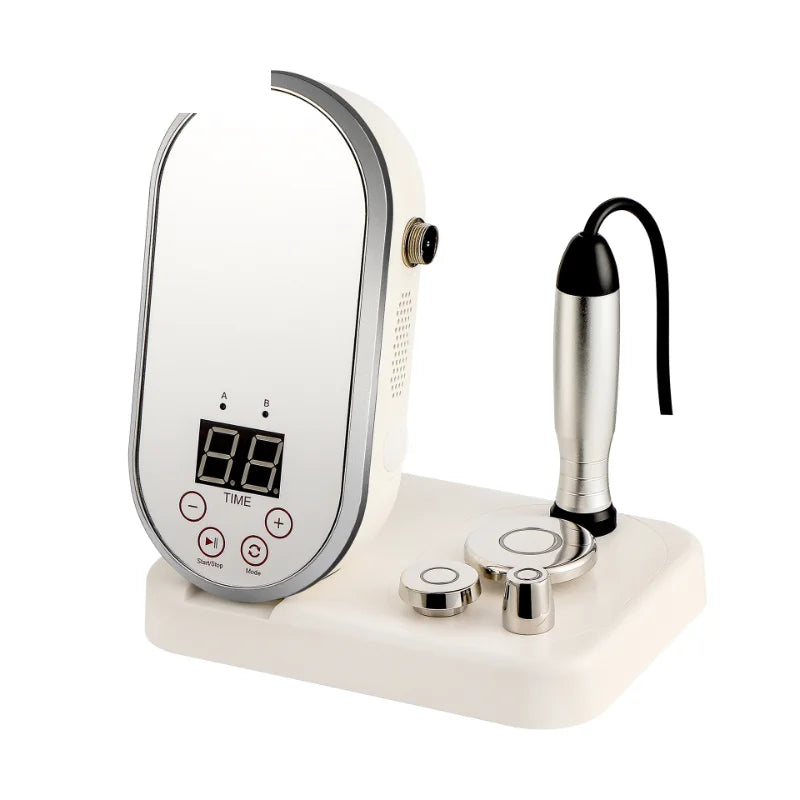 80KHz Ultrasonic Cavitation Weight Loss Machine 2-in-1 Body Massager Fat Reduction Slimming Tool LED Treatment with Mirror